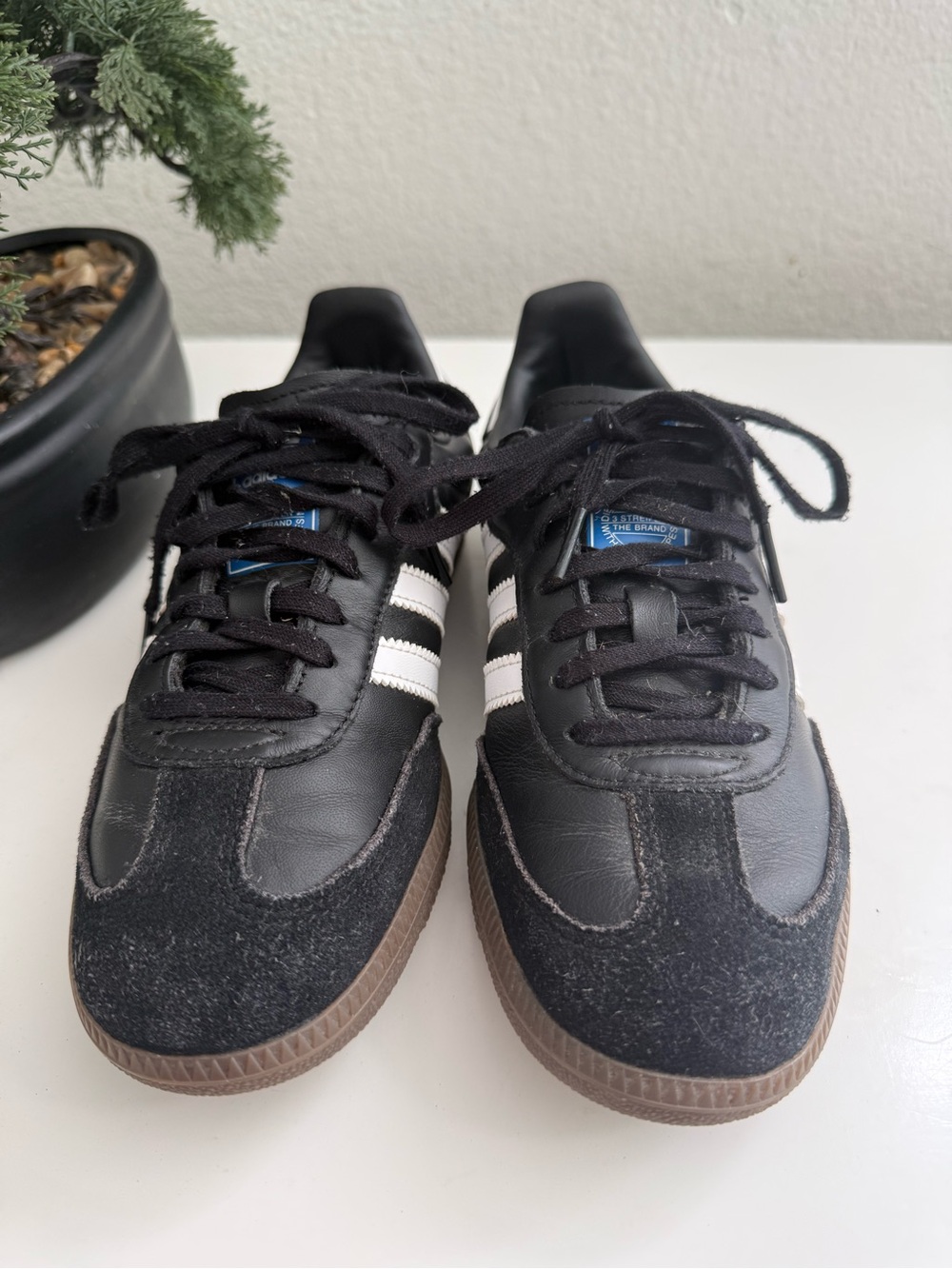 adidas Samba OG women size 5 Black White Gum Women's Sneakers - Picture 3 of 8